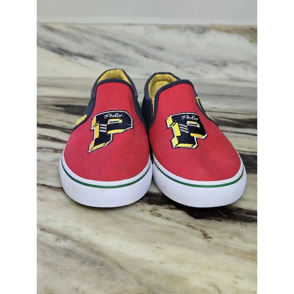 Polo Ralph Lauren Landyn Slip On Casual Red Blue‎ Green Yellow...Boys 5.5
